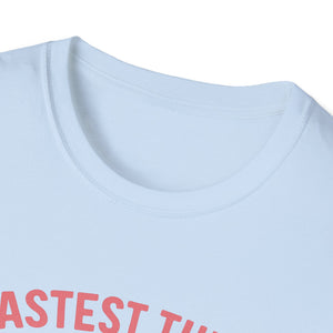 Fastest Thing on 2 Wheels - Funny Dachshund Unisex T-Shirt, Pet Lover Gift, Dog Owner Shirt, Animal Humor Tee, Cute Canine Apparel, IVDD pet
