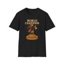 Load image into Gallery viewer, Crowned Fashionista Tee  World Champion Shopper Shirt, Gift for Women Who Love Shopping, Coffee &amp; Sass
